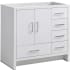 Fresca Imperia 36" Single Free Standing Manufactured Wood Vanity Cabinet Only - Less Vanity Top Glossy White