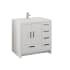 Fresca Imperia 36" Free Standing Single Basin Vanity Set with MDF Cabinet and Acrylic Vanity Top Glossy White