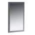 Fresca Oxford 20" W x 31-7/8" H Contemporary Rectangular Wood Framed Bathroom Wall Mirror Gray