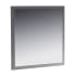 Fresca Oxford 31-7/8" W x 31-7/8" H Contemporary Square Wood Framed Bathroom Wall Mirror Gray