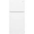 Frigidaire 30 Inch Wide 20 Cu. Ft. Top Freezer Refrigerator with Crisper Bins and LED Lights White