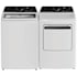 Frigidaire 27 Inch Wide 4.4 Cu. Ft. Top Load Washer and 27 Inch Wide 7 Cu. Ft. Gas Dryer Laundry Pair with MaxFill Option and Sensor Dry White