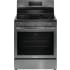 Frigidaire Gallery 30 Inch Wide 5.3 Cu. Ft. Free Standing Electric Range with Broil Element and Slow Cook Black Stainless Steel