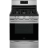 Frigidaire Gallery 25 Inch Wide 5 Cu. Ft. Free Standing Gas Range with Quick Boil and Steam Clean Stainless Steel