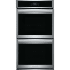 Frigidaire Gallery 27 Inch Wide 7.6 Cu. Ft. Double Electric Wall Oven with Air Fry and Total Convection Stainless Steel