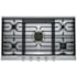 Frigidaire Professional Series 36 Inch Wide 5 Burner Natural Gas Rangetop with EvenTemp Element Stainless Steel