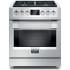 Fulgor Milano 600 Series 30 Inch Wide 4.4 Cu. Ft. Free Standing Gas Range with Dual Crescendo Burners and Nova Broiler System Stainless Steel