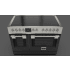 Fulgor Milano 600 Series 48 Inch Pro Range Color Kit Glossy Black