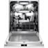 Finish: Gaggenau 400 Series 24 Inch Wide 13 Place Setting Built-In Top Control Dishwasher with Soft Lock and Cutlery Basket Stainless Steel