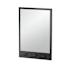 Gatco Glam 20" W x 29" H Modern Rectangular Bathroom Wall Mirror Matte Black