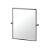 Gatco Bleu 23-1/2" W x 25" H Rectangular Framed Bathroom Wall Mirror Matte Black