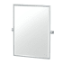 Gatco Mode 32-1/2" x 27-3/4" Contemporary Rectangular Framed Bathroom Wall Mirror Chrome