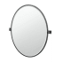 Gatco Mode 33" x 28-1/4" Contemporary Oval Framed Bathroom Wall Mirror Matte Black