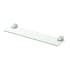Gatco A-Line 20" Glass Bathroom Shelf Chrome