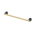 Gatco A-Line 18" Towel Bar Brushed Brass / Matte Black
