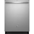 GE 24 Inch Wide 16 Place Setting Built-In Fingerprint Resistant Top Control Dishwasher with Easy Touch Controls Stainless Steel