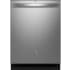 GE 24 Inch Wide 16 Place Setting Built-In Top Control Dishwasher with Dry Boost™ Technology Fingerprint Resistant Stainless