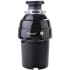 GE 1 HP Continuous Garbage Disposal with Drain Boost Technology and 32 Ounce Grind Chamber Black
