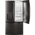 GE-GFD28G-Empty Open Refrigerator with Door in Door Closed
