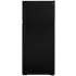 GE 28 Inch Wide 17.5 Cu. Ft. Energy Star Rated Top Mount Refrigerator with LED Lighting and Adjustable Shelves Black