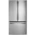 GE 36 Inch Wide 21.9 Cu. Ft. Energy Star Certified Fingerprint Resistant French Door Refrigerator with Door Alarm and Internal Water Dispenser Fingerprint Resistant Stainless