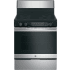 GE 30 Inch Wide 5 Cu. Ft. Free Standing Electric Range with Self Clean Mode and Knob Controls Stainless Steel