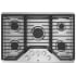 GE 30 Inch Wide Built-In Gas Cooktop with 5 Burners and 15,000 BTU Power Boil Burner Stainless Steel