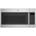 GE 30 Inch Wide 1.9 Cu. Ft. 1000 Watt Over the Range Microwave with Four-Speed 400 CFM External Venting System and Recirculating Venting Kit Stainless Steel