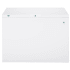 White Front View Closed Top