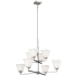 Generation Lighting Ellis Harper 8 Light 36" Wide Chandelier Brushed Nickel