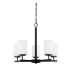 Generation Lighting Oslo 5 Light 24" Wide Chandelier Blacksmith