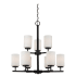 Generation Lighting Oslo 9 Light 26" Wide Chandelier Blacksmith