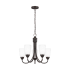 Generation Lighting Seville 5 Light 21" Wide Chandelier Bronze