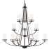 Generation Lighting Robie 12 Light 40" Wide Pillar Candle Chandelier Bronze