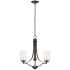 Generation Lighting Elmwood Park 3 Light 21" Wide LED Chandelier Bronze
