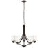 Generation Lighting Elmwood Park 5 Light 26" Wide LED Chandelier Bronze