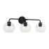 Generation Lighting Orley 3 Light 27" Wide Bathroom Vanity Light Midnight Black