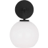 Generation Lighting Orley 11" Tall Bathroom Sconce Midnight Black