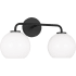 Generation Lighting Orley 2 Light 18" Wide Vanity Light Midnight Black