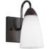 Generation Lighting Seville 9" Tall LED Bathroom Sconce Bronze