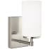 Generation Lighting Alturas 9" Tall LED Bathroom Sconce Brushed Nickel