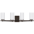Generation Lighting Alturas 4 Light 31" Wide Bathroom Vanity Light Brushed Oil Rubbed Bronze