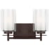 Generation Lighting Elmwood Park 2 Light 13" Wide LED Vanity Light Bronze