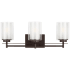 Generation Lighting Elmwood Park 3 Light 22" Wide LED Vanity Light Bronze