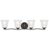 Generation Lighting Emmons 4 Light 32" Wide LED Vanity Light Bronze