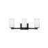 Generation Lighting Hettinger 3 Light 21" Wide Bathroom Vanity Light Midnight Black