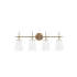 Generation Lighting Driscoll 4 Light 31" Wide Bathroom Vanity Light Satin Brass