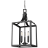 Generation Lighting Labette 3 Light 12" Wide LED Candle Style Chandelier Black