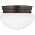 Generation Lighting Webster 8" Wide LED Flush Mount Bowl Ceiling Fixture Bronze