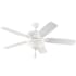 Generation Lighting Colony 52" 5 Blade Indoor Ceiling Fan - Light Kit and Blades Included Matte White